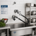 Thumbnail image #2 for T&S Brass Single-Temperature Wall-Mount Pre-Rinse Faucet with 32-Inch Hose and 1.15 GPM Spray Valve