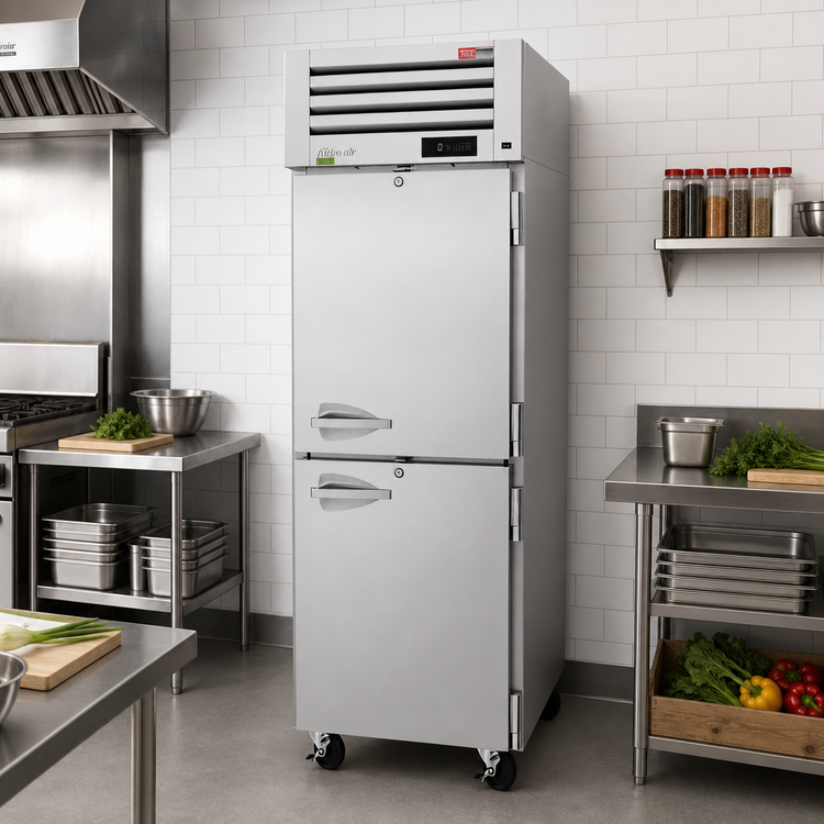 Product image #2 for Turbo Air PRO Series One-Section Reach-In Freezer with Top-Mount Self-Contained Refrigeration, 24.39 Cu. Ft.