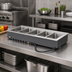 Thumbnail image #2 for Vollrath 6-Well Drop-In Electric Hot Food Well with Auto-Fill and Manifold Drain