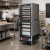 Thumbnail image #2 for Metro C5 3 Series Full-Height Mobile Heated Holding & Proofing Cabinet, Gray Insulation Armour, Dutch Clear Doors