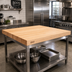 Thumbnail image #2 for John Boos Boos Block 48 x 48 Inch Square Edge Grain Maple Kitchen Countertop, 1-3/4 Inch Thick, Varnique Finish