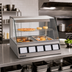 Thumbnail image #2 for Antunes DCH-200 Countertop Heated Display Cabinet, 2-Pan, Curved Glass, 120V
