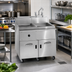 Thumbnail image #2 for Imperial IPC-RS-14 12 Gallon Single-Tank Stainless Steel Pasta Rinse Station