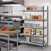 Thumbnail image #2 for Cambro Camshelving Elements XTRA 5-Tier Vented Stationary Add-On Shelving Unit, 24 x 54 x 64 Inches