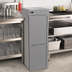 Thumbnail image #2 for Glastender One-Zone Top-Serviced High-Profile 24-Inch Wide Two-Section Half-Door Back Bar Cooler