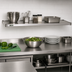 Thumbnail image #2 for Eagle Group 54-Inch x 14-Inch Solid Stainless Steel Commercial Shelf with Marine Edge