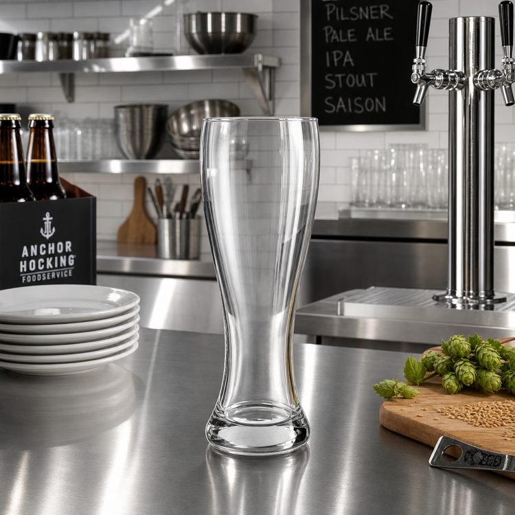 Product image #2 for Anchor Hocking Foodservice 23 oz Bulge Top Stemless Pilsner Glass, Rim Tempered, Clear
