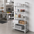 Thumbnail image #3 for Cambro Camshelving Premium Solid 5-Tier Add-On Shelving Unit, 18 x 36 x 84 Inches