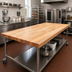 Thumbnail image #2 for John Boos SC114-O Edge Grain Maple Work Table Top for Bakers' Tables, 108 x 42 x 1-3/4 Inch