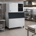 Thumbnail image #2 for Hoshizaki KM-1601SRJZ 48-Inch Stackable Remote Air-Cooled Crescent Cube Ice Maker, 1,640 lb/24 Hr