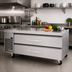 Thumbnail image #2 for Turbo Air PRO Series 60-Inch Stainless Steel Flat Top Chef Base Freezer with 2 Drawers