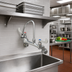 Thumbnail image #2 for T&S Brass B-0355-04 Wall-Mount Surgical Sink Mixing Faucet with 8-Inch Adjustable Centers and Rosespray Outlet