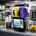 Thumbnail image #2 for Crathco I-PRO 2M Countertop Frozen Granita Dispenser with Light Panel, 2 x 2.9 Gallon Bowls