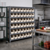 Thumbnail image #2 for Quantum Heavy-Duty Stationary Wire Shelving Unit with 7 Shelves and 48 Bins, 36 x 18 x 39 Inches