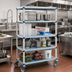 Thumbnail image #2 for MetroMax Q 4-Shelf Mobile Shelving Starter Unit, 60