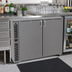 Thumbnail image #2 for Glastender F1SB48 Side-Serviced Two-Section Bar Froster / Glass Chiller, 48 Inch Wide, Self-Contained