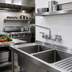 Thumbnail image #2 for Serv-Ware Wall Mount Faucet with 8-Inch Centers and 8-Inch Swing/Swivel Spout