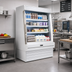 Thumbnail image #2 for Howard-McCray 35E Series 63-Inch Sloped Self-Contained Dairy Open Merchandiser with LED Shelves