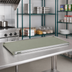Thumbnail image #2 for Eagle Group Valu-Gard Solid Commercial Shelf, 60 x 18 Inch, Green Epoxy-Coated Galvanized Steel, 400 lb Capacity