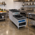 Thumbnail image #2 for Step-Up Gas Stock Pot Range with Open Front Cabinet Base, 18-Inch Wide, 42-Inch Deep, 220,000 BTU