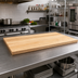 Thumbnail image #2 for John Boos Boos Block 108 x 27 x 1-1/2 Inch Edge Grain Northern Hard Rock Maple Kitchen Countertop with Penetrating Oil Finish