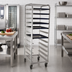 Thumbnail image #2 for New Age Mobile End-Loading Open-Side Aluminum Platter Rack for 12 12