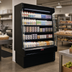 Thumbnail image #2 for Howard-McCray 35E Series 123-Inch Remote Dairy Open Merchandiser with LED Lighting, Black