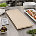 Thumbnail image #3 for American Metalcraft Hampton Collection Sun-Bleached Ribbed Wood Platter, 17-3/4 Inches Long
