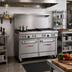 Thumbnail image #2 for Southbend Ultimate 48-Inch Gas Restaurant Range with 4 Non-Clog Burners, 24-Inch Charbroiler, and 2 Space Saver Ovens