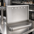 Thumbnail image #2 for Micro Matic USA SB520 22-Inch Underbar Draft Beer Dispenser Shell, Glycol-Cooled, 5 Faucet Holes, Brushed Stainless Steel