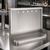 Thumbnail image #2 for Micro Matic USA 22-Inch Wide Underbar Draft Beer Dispenser Shell with Drip Tray, 5 Faucet Holes, Brushed Stainless Steel