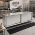 Thumbnail image #2 for John Boos 120-inch x 30-inch Stainless Steel Enclosed Work Table with Sliding Doors