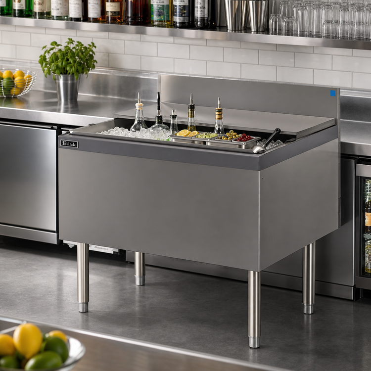 Product image #2 for Perlick Top Shelf TSF Series 36-Inch Full-Depth Modular Underbar Ice Bin/Cocktail Unit