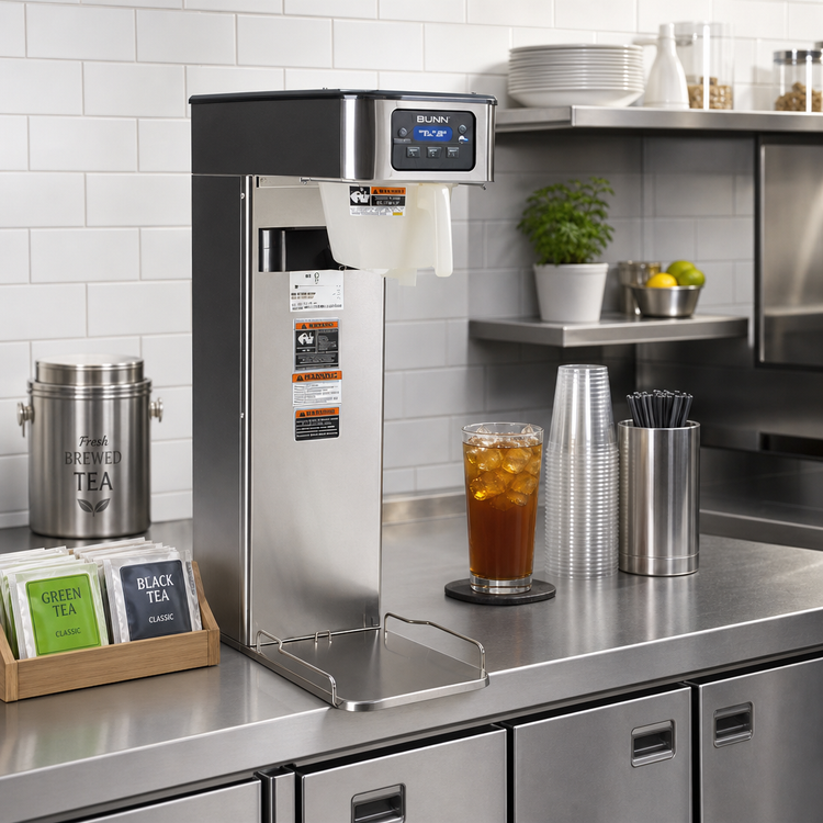 Product image #2 for BUNN ITB Infusion Series Countertop Automatic Tea Brewer, Plumbed, 3 Brew Buttons, 2 Batch Sizes