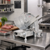 Thumbnail image #2 for Omcan Manual Gravity Feed 12-Inch Commercial Meat Slicer, 1/3 HP, 110V, Belt Drive