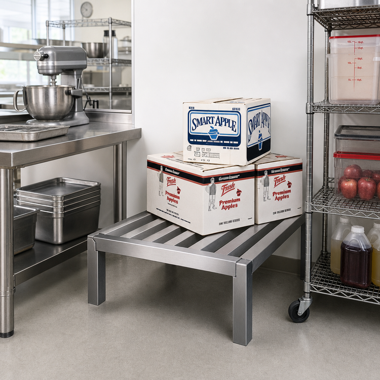 Product image #2 for Lifetime Series Aluminum Dunnage Rack, 36 x 24 x 12 Inches, 4000 lb. Capacity