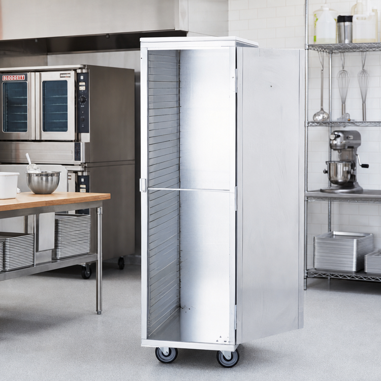 Product image #2 for Dinex Standard Non-Insulated Aluminum Transport Cabinet for 36 Full-Size Sheet Pans