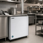 Thumbnail image #2 for Hoshizaki KM-1100MAJ Commercial Crescent Cube Ice Maker, Air-Cooled, Self-Contained, 1087 lb/24 hr, 30 in Wide, Stainless Steel