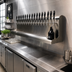 Thumbnail image #2 for Perlick 17-Faucet Modular Wall-Mount Air-Cooled Draft Beer Dispensing Tower