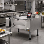 Thumbnail image #2 for Firex (Middleby) Betterpan UDBRG048V1 48 Gallon Gas Tilting Skillet Braising Pan with Programmable 7-Inch Touchscreen Controls