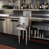 Thumbnail image #2 for Glastender Freestanding Stainless Steel Underbar Blender Station with Dump Sink, 12 Inch W x 24 Inch D