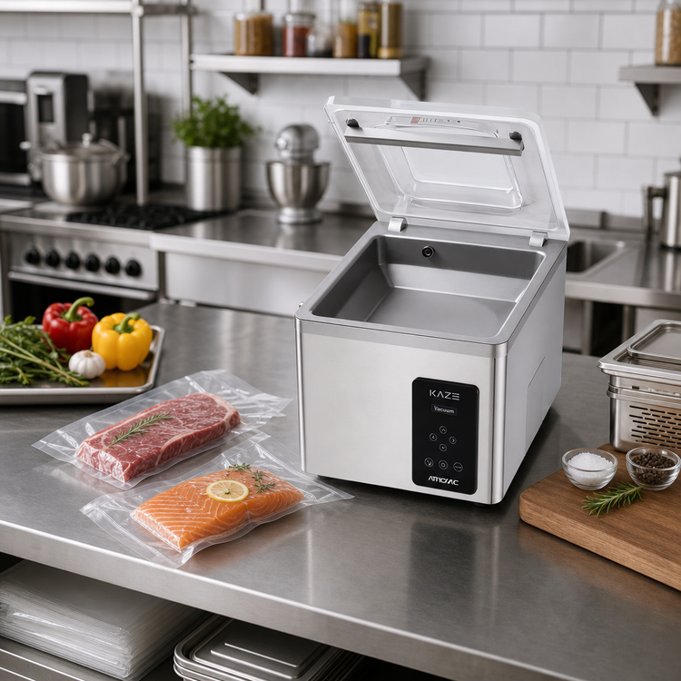 Product image #2 for ATMOVAC KAZE Countertop Single Chamber Vacuum Packaging Machine with 14-Inch Seal Bar