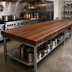 Thumbnail image #2 for Boos Block American Black Walnut Edge Grain Kitchen Countertop, 144 x 32 x 3 Inches, Varnique Finish