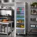 Thumbnail image #2 for Beverage Air Horizon Series One-Section Glass Door Reach-In Refrigerator, 23.32 Cu. Ft., Bottom Mount, Stainless Steel