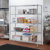 Thumbnail image #2 for EAGLEbrite 4-Tier Stationary Starter Wire Shelving Unit, 60