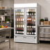 Thumbnail image #2 for Beverage-Air MarketMax 52-Inch Wide 2-Section Dual-Temp Reach-In Wine Merchandiser