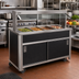 Thumbnail image #2 for Atlas Metal BLH-3-BU 3-Well Electric Mobile Hot Food Serving Counter
