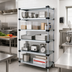 Thumbnail image #2 for Quantum 60W x 21D x 86H Solid Shelving Starter Kit with 5 Shelves