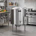 Thumbnail image #2 for AccuTemp Edge Series 20 Gallon Gas Stationary Kettle with Full Jacket and 316 Stainless Steel Liner