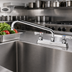 Thumbnail image #2 for Krowne Royal Series 8-Inch Center Deck Mount Manual Faucet with 12-Inch Swing Spout